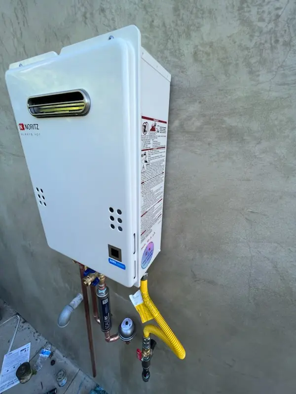 Tankless water heater installation for Jackson Grove homes