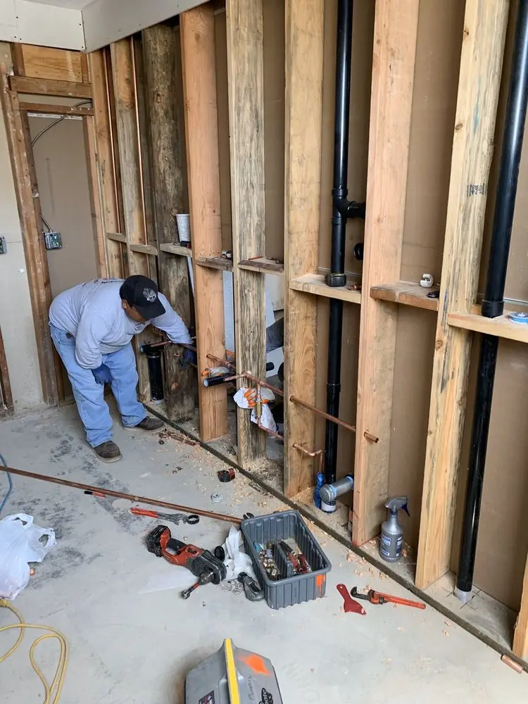 Commercial rough-in plumbing for Gas Line Repair in Jackson Grove